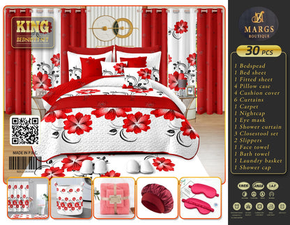 King size 30 pcs quilts sets